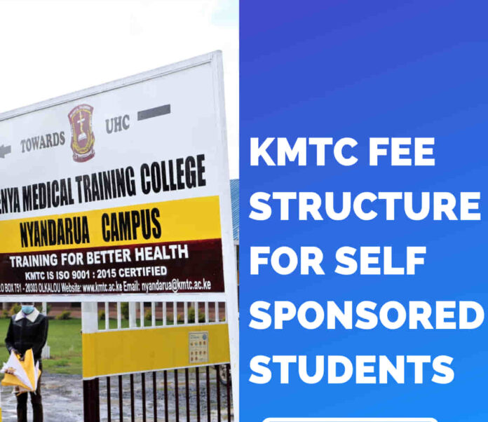 2023/2024 KMTC Self-Sponsored Student Fee Structure
