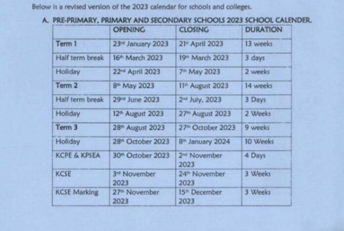 From this day, schools close for 10 weeks