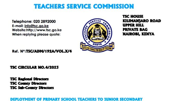 TSC Has Posted 2023/2024 JSS Recruitment Requirements
